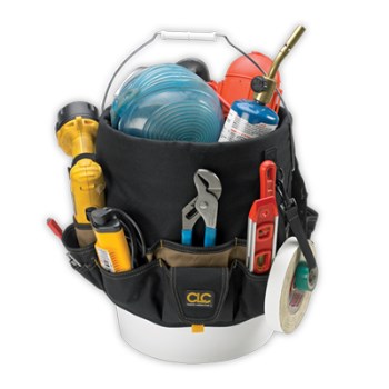 Plastic Bucket Pockets - Fits Most 3.5 to 5 Gallon Buckets
