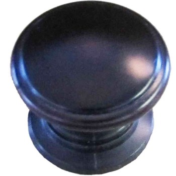 Estate Design Round Cabinet or Drawer Knob, Classic Bronze Finish ~ 1 1/4" 