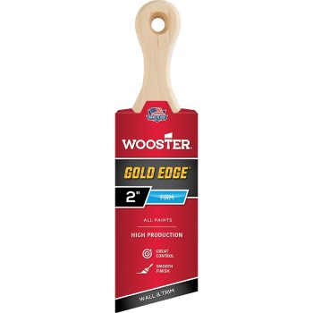 Gold Edge Angle Sash Brush