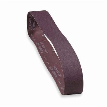 Norton Aluminum Oxide Sanding Belt, 80 Grit - 3" x 24"