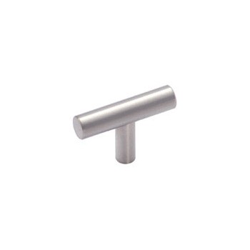 T-Knob - Contemporary Stainless Steel Finish - 50 mm