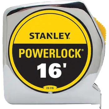 Stanley PowerLock Tape Measure - 3/4" x 16 Ft
