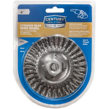 Century Drill &amp; Tool   76041 Wire Wheel Brush, Stringer Bead ~ 4"