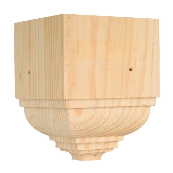 Outside Crown Trim Block-Pine