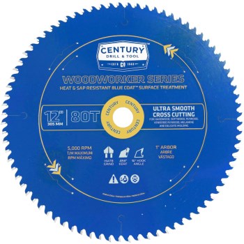 Century Drill &amp; Tool   10608 12in. 80t Miter Blade