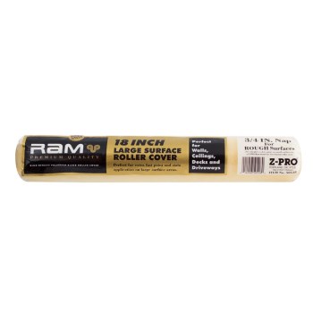 Polyester Roller Cover, High Density - 18" x 3/4" Nap