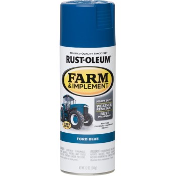 Farm Implement Spray Paint, Ford Blue ~ 12 oz