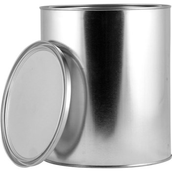 Empty Paint Can with Lid, Unlined - 1 Gal
