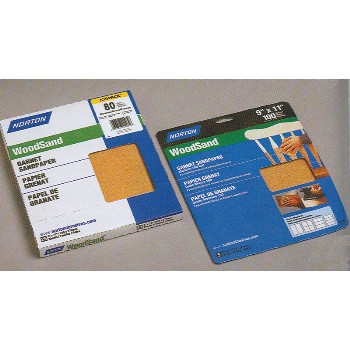 Norton 076607479655 Handy Pack Wood Sanding Sheets, Very Fine 220 Grit ~ 9" x 11"