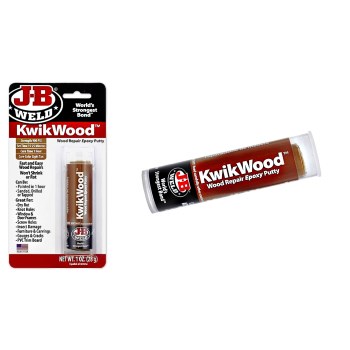 Kwikwood Epoxy Putty Stick, Dries to Light Tan ~ 1 oz