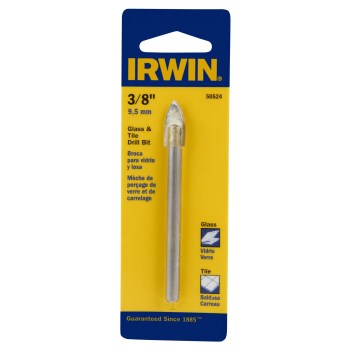 Irwin Glass and Tile Drill Bit   3/8"