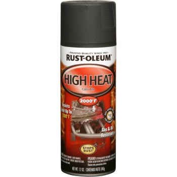 High Heat Spray Paint/Flat Black
