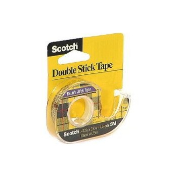 3M 02120001032 Scotch Tape - Double-Stick - 0.5 x 250 inch