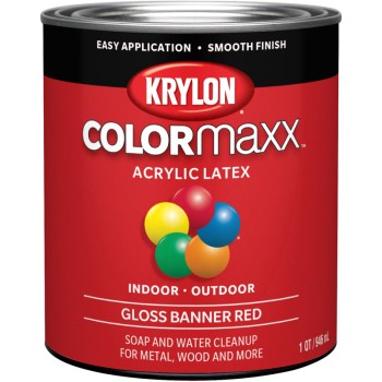 COLORmaxx paint, Banner Red Gloss ~ Qt