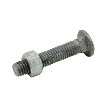 YardGard Carriage Bolt, Galvanized ~ 2" x 3/8" 