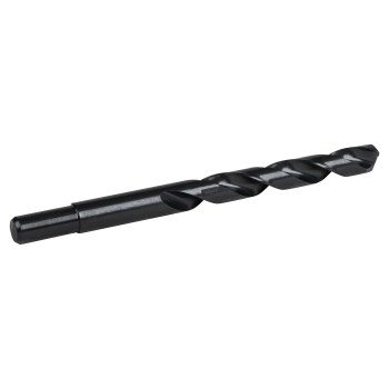 Irwin Black Oxide Drill Bit, Reduced Shank - 27/64"