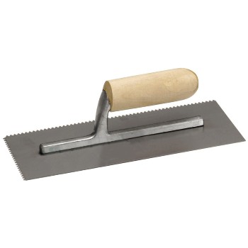 Marshalltown 16173 Square Notched Trowel ~ 11" x 4-1/2"