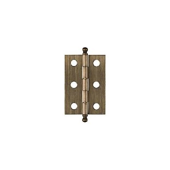 National 213553 Hinges, Solid Antique Brass ~ 2" x 1 - 3/8"