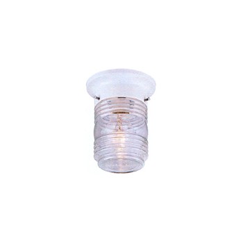 Hardware House  461954 Outdoor Ceiling Fixture, White 