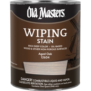 Wiping Wood Stain, Aged Oak ~ Quart