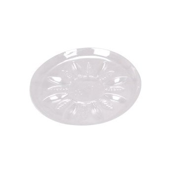 Southern Patio SC1024CL 10in. Cl Plastic Saucer