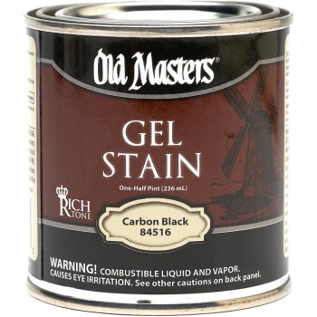 Old Masters Gel Stain, Carbon Black ~ Half Pint