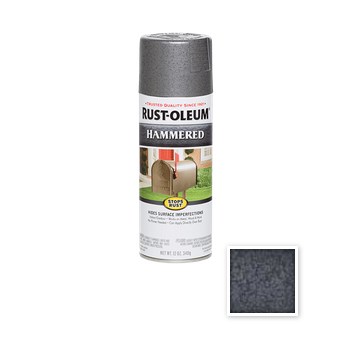 Rust-Oleum 7214830 Spray Paint ~ Hammered Gray Finish 