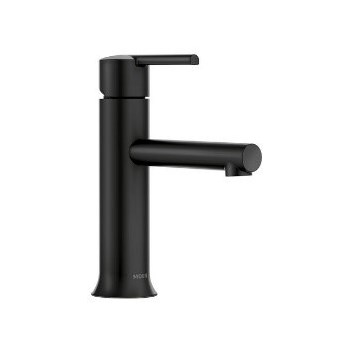 Moen Arlys One-Handle Low Arc Bathroom Faucet -Matte Black