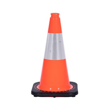PVC Traffic Cone, Orange - 18"
