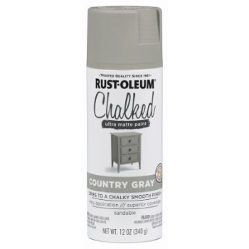 Chalked Spray Paint ~ Country Gray