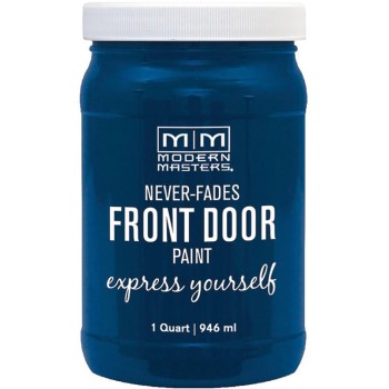 Express Yourself Front Door Satin Paint, Serene  ~ Quart