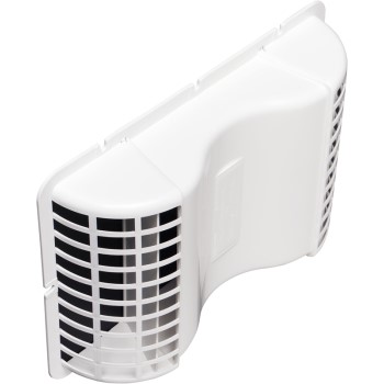 Deflect-o Eve/6 Under Eave Vent, White