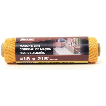 Polypropylene Mason Line, Orange - #18 x 215 Ft