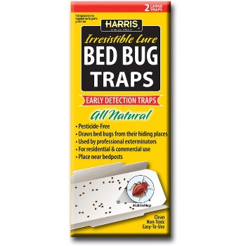 Harris  BBTRP Bed Bug Glue Traps,  2 Per Pack 