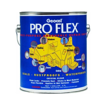 Pro Flex Roof Sealant, Clear ~ Gallon
