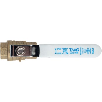 Apollo Lead-Free Brass Ball Valve, FIP - 1/4"