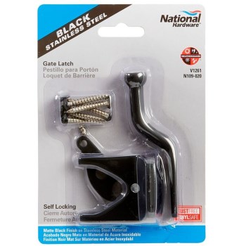 Gate Latch, Matte Black