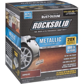 RockSolid Metallic Floor  Kit,  Copper Pot 
