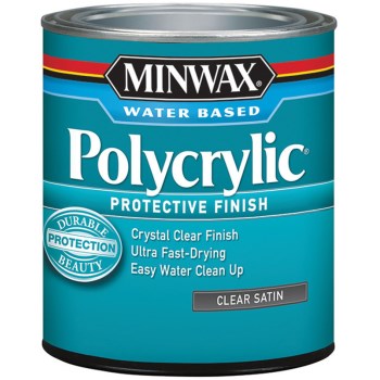 Minwax 63333 Polycrylic, Satin ~ Quart