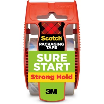 Scotch Sure Start Packing Tape - 1.88" x 800"