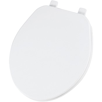 Toilet Seat - Plastic/Round/White