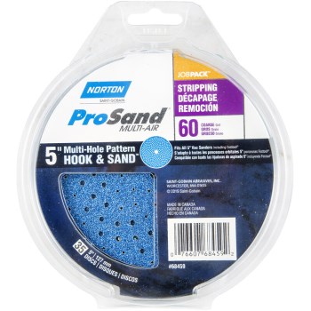 Norton 68459 60 Grit Prosand Discs ~ 5" 