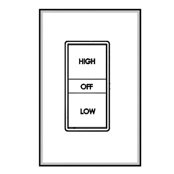 Ll Bldg Prods Bws2 Attic Fan Control W/plate