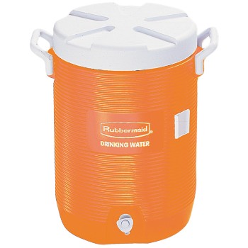 Rubbermaid 1840999 Orange Water Cooler ~ 5 Gallon 