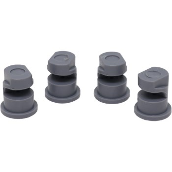 Valley 140 Deg Deflector Spray Nozzle, Gray - 4pk