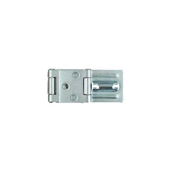 Double Hinge Safety Hasp, Zinc ~ 3 - 1/4"