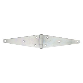 Heavy Strap Hinge, Zinc Plated - 10"