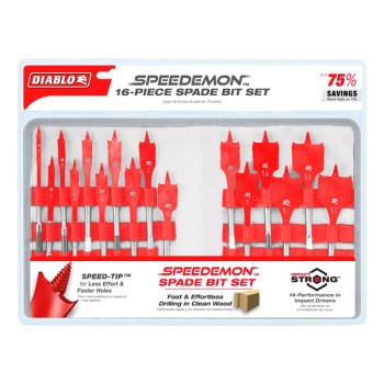 16 Piece Spade Bit Set