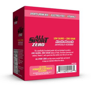 All Sport Zero Powder Sticks, Fruit Punch - 50pk