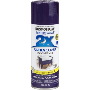 Rust-Oleum 249097 Painter's Touch 2X Ultra, Purple Gloss ~ 12 oz Spray